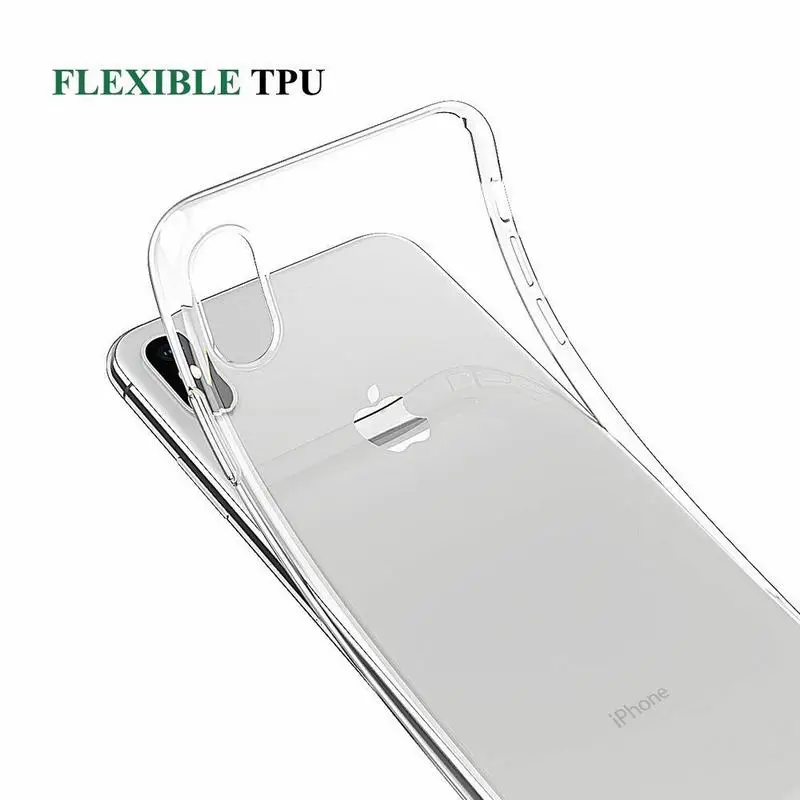 Прозрачный мягкий чехол из ТПУ для iPhone 12 Mini 11 Pro Max XS XR X 8 7 6s 6 Plus SE 2020 5|Сумки