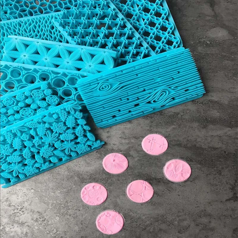 1 шт. 17 стиль новый дизайн помадка тиснение плесень пластик цветок печенье