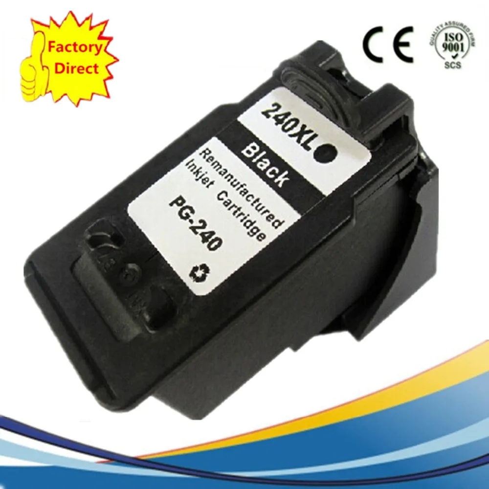 Черный PG 240 XL 240XL PG240XL PG240 чернильные картриджи восстановленные PIxma MX392 MG4140 MX432 MX452