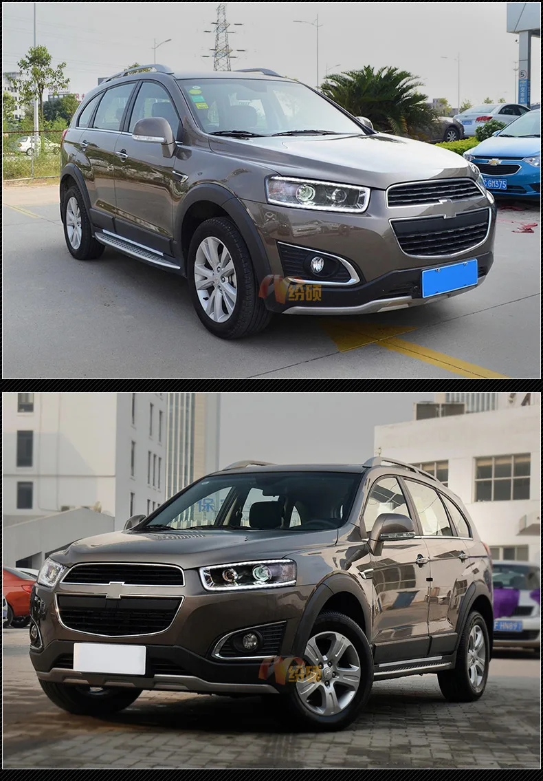 Автомобильные фары для Chevrolet Captiva фары Captiva светодиодный фары DRL H7 D2H Hid вариант Ангел глаз би ксенон луч