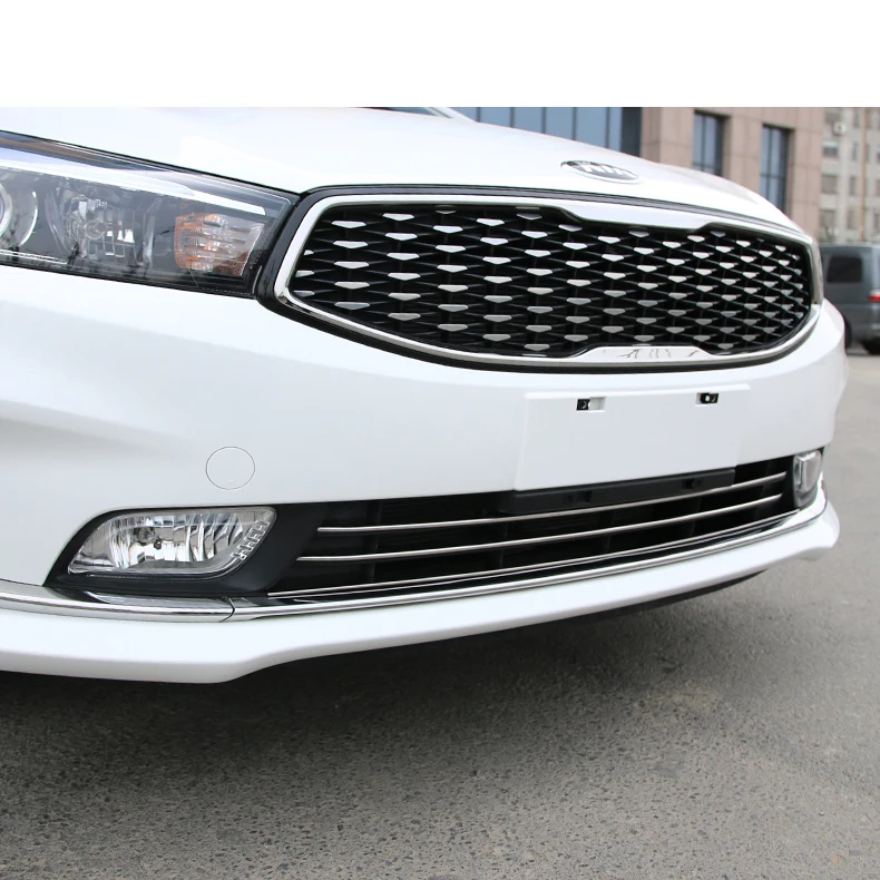 

Lsrtw2017 Stainless Steel Car Front Grill Middle Net Trims for Kia K3 Kia Cerato 2016 2017 2018