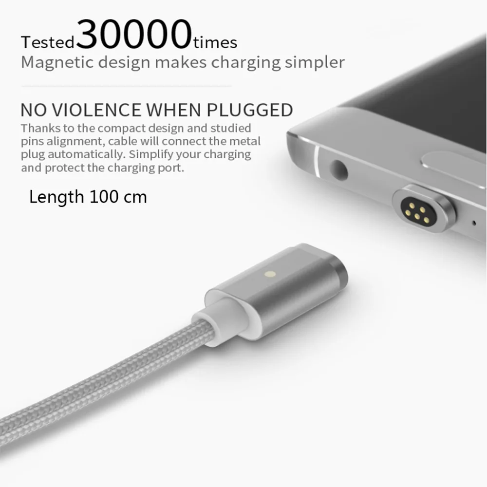 WSKEN X-Cable Mini 2 Магнитный зарядный кабель для Micro USB huawei Xiaomi samsung htc iPhone 5 6 7 Plus SE |