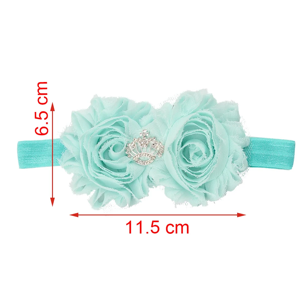 1 Piece MAYA STEPAN Children Girls Fashion Crown Diamond Flower Hair Head Band Baby Newborn Rope Headband Headwear Headwrap | Детская