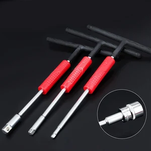 Универсальный Т-образный торцевой ключ, инструмент для ремонта автомобилей, гаечный ключ 14 дюйма, 38 дюйма, 12 дюйма