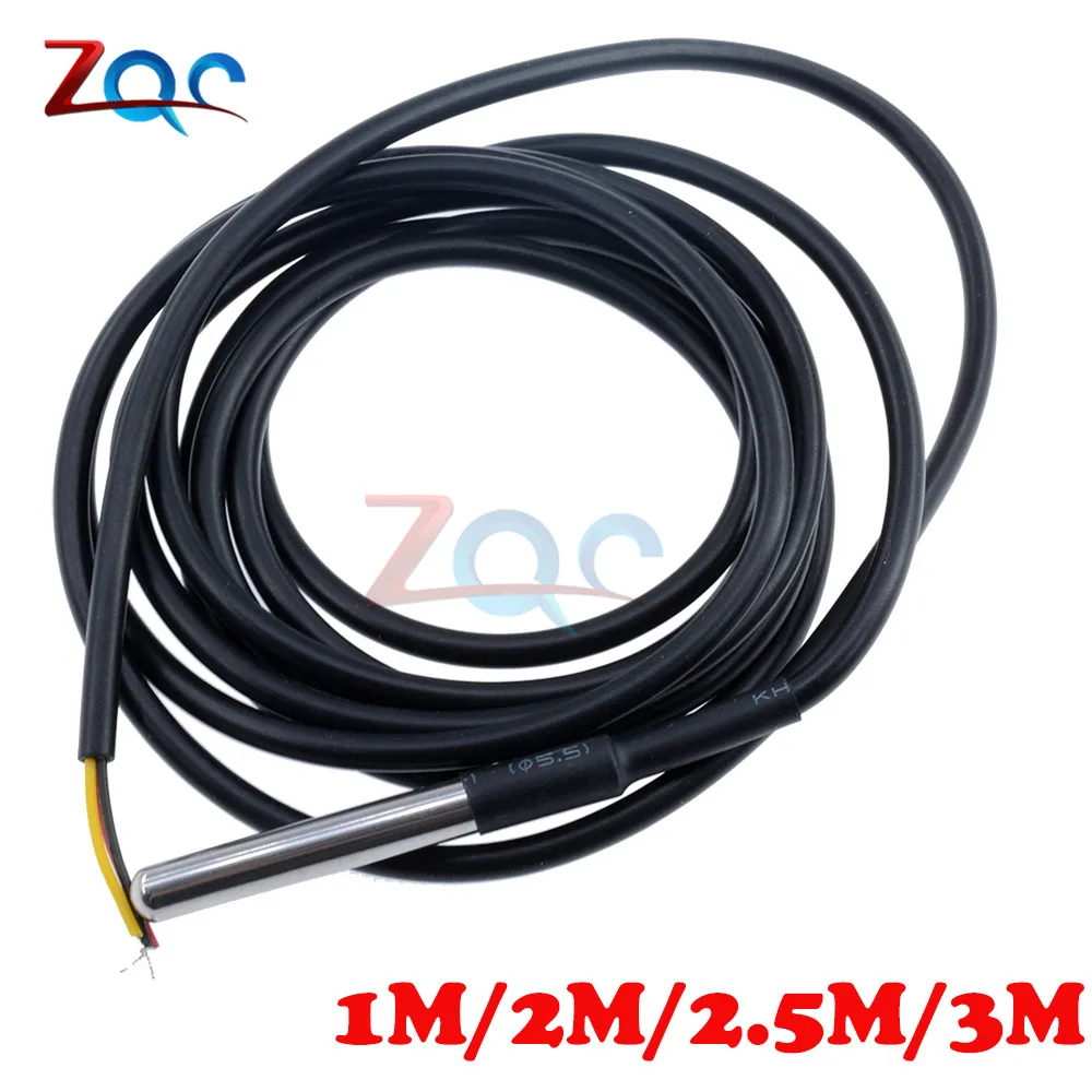 Водонепроницаемый датчик температуры DS18B20 18b20 для Arduino комплект сделай сам