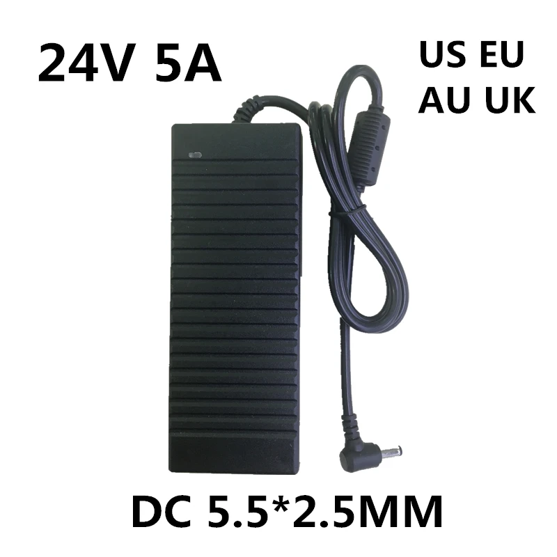 Усилитель 24 В адаптер питания AC100-240V к DC24V 4.5A 5A источник питания для TPA3116 TPA3116D2 TDA7498E усилитель мощности штепсельная вилка европейского стандарта