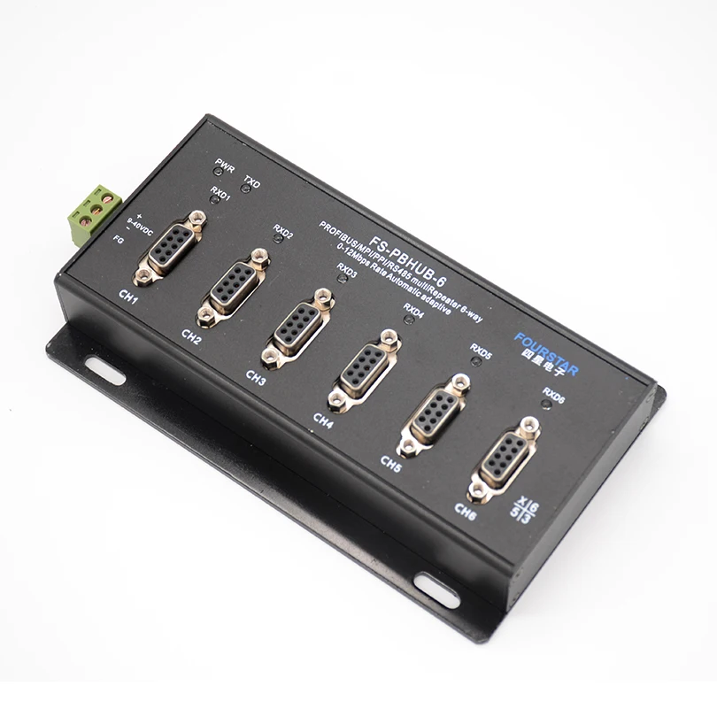 6 портовый изолированный PROFIBUS/MPI/PPI концентратор реализации PROFIBUS тип шины звезда и