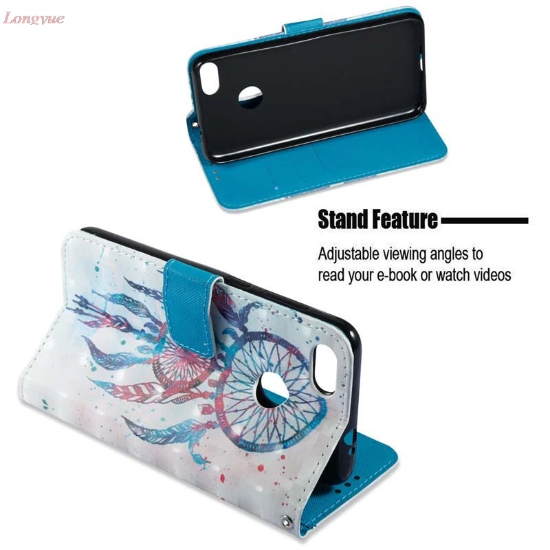 Flip Case For Huawei P9 lite mini Lite P9Lite Mini SLA-L22 SLA-L02 SLA L22 L02 3D Phone Leather Wallet Cover | Мобильные телефоны и