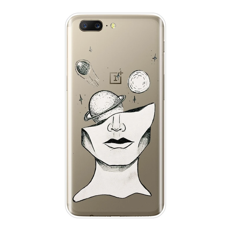 TPU Art Space Star астронавт для мужчин и девочек силиконовый чехол телефона One Plus 6 6T 5T 3 3T