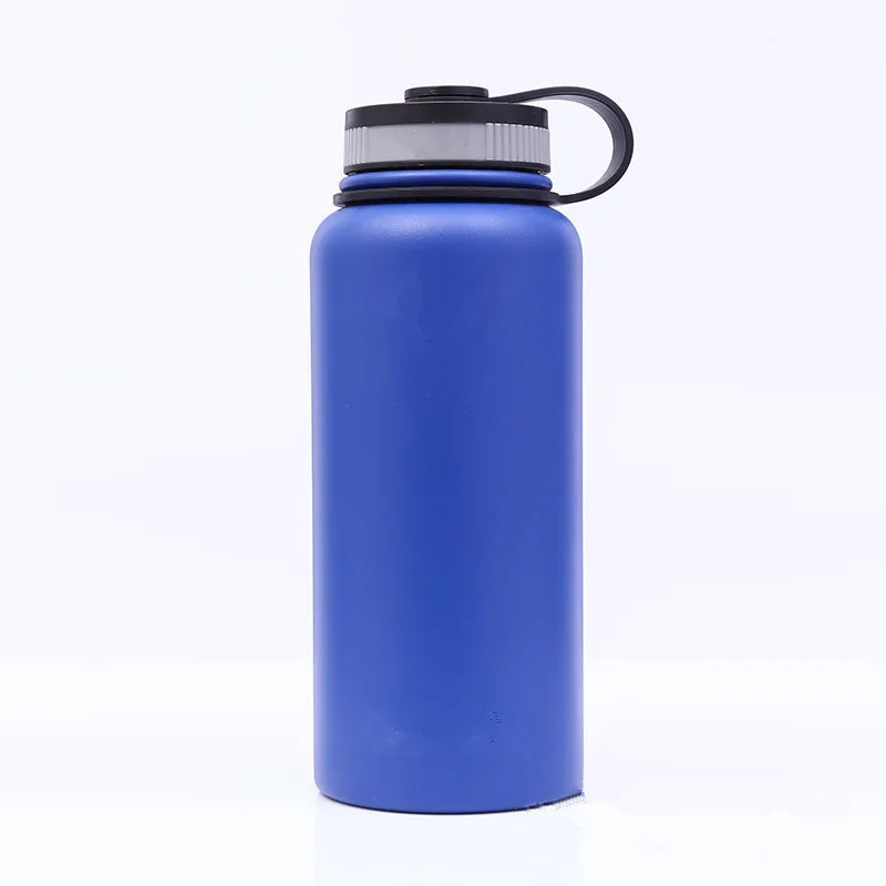 Quevinal 50 шт бутылка для воды 40oz 18oz 32 унций с вакуумной изоляцией из нержавеющей