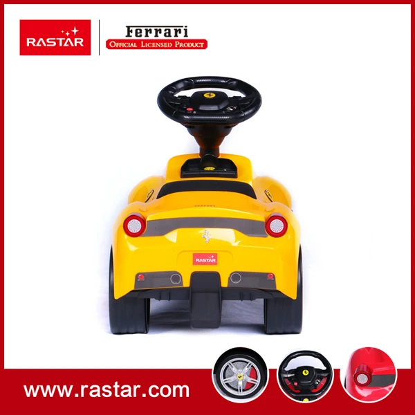 Rastar Лицензированная Езда на машине детские игрушки Ferrari 458 ножной до пола