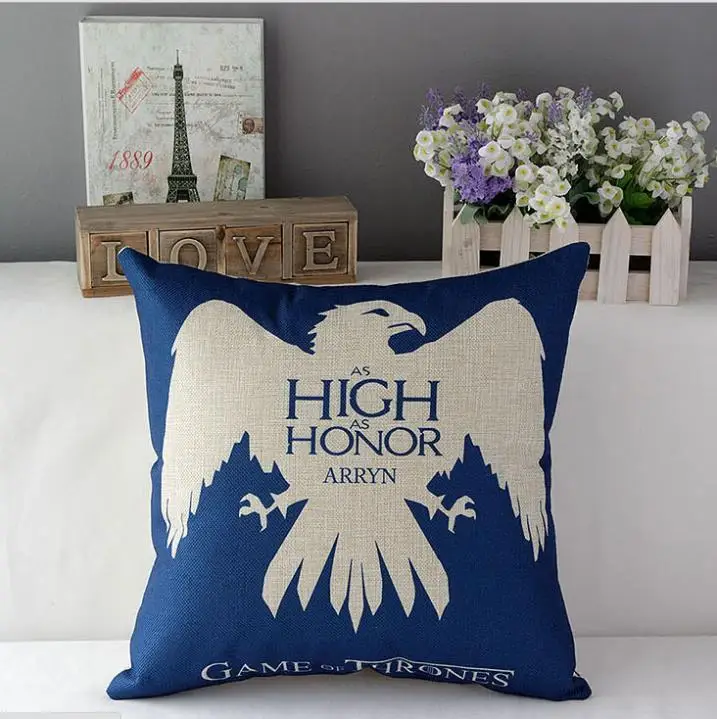 Игра престолов дом сигил главная декоративные плоская подушка чехол обложка