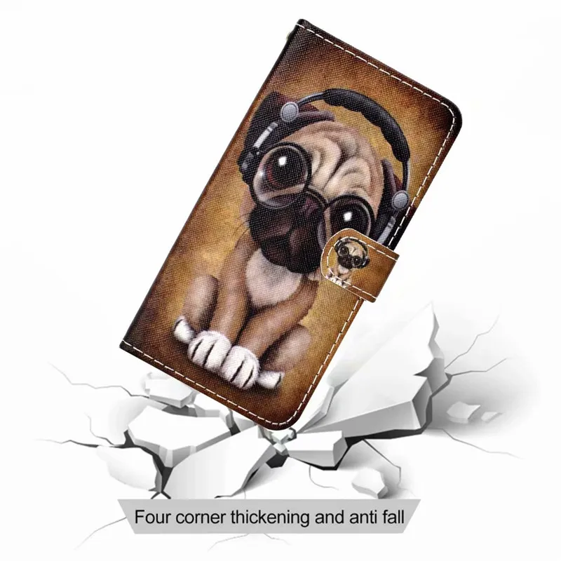 Чехол кошелек с мультяшным рисунком для iPhone X XR XS MAX панда бабочка искусственная