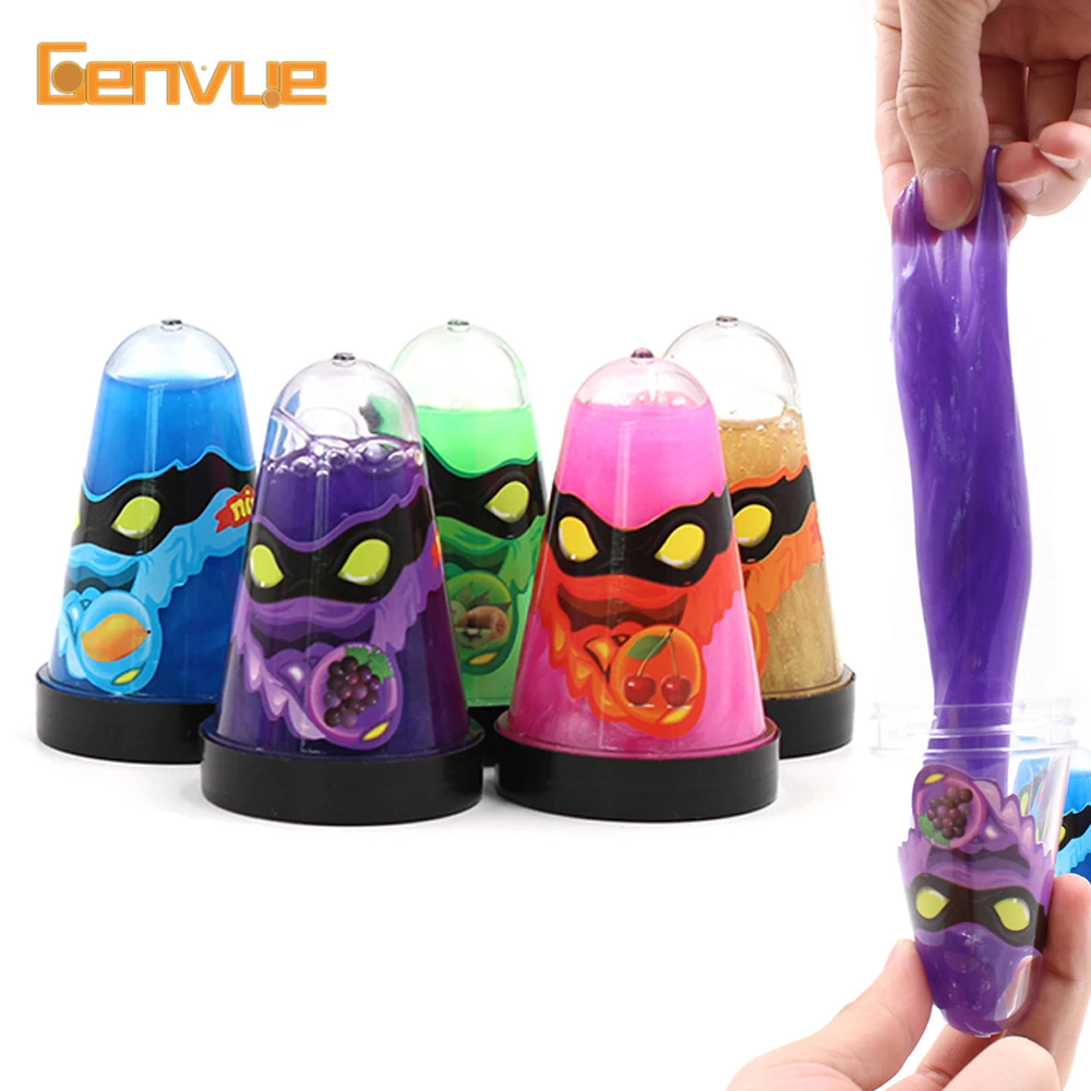 Ninja Slime пушистый мягкий Пластилин Глина Lizun блеск игрушечные брелоки клей вкус для облачной глины антистресс ручной жевательной шпатлевки поставки