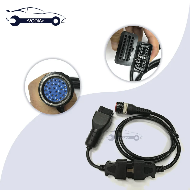 

Диагностический кабель OBD 2, 12 контактов