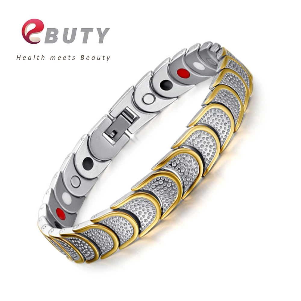 Титановый браслет EBUTY мужской подарок Женская Энергия здоровье 4 в 1 германиевый