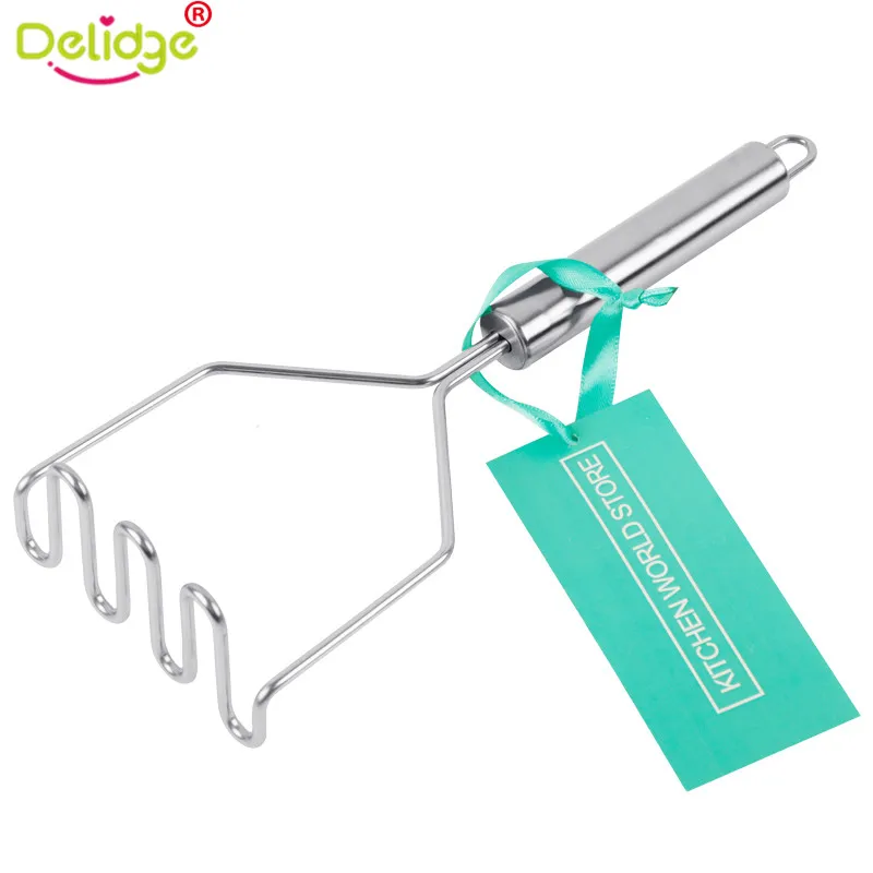 Delidge 1 шт. волнистый пресс для картофеля из нержавеющей стали пластина