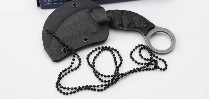 Karambit нож G10 Ручка цепь мини EDC инструмент для кемпинга выживания разведка