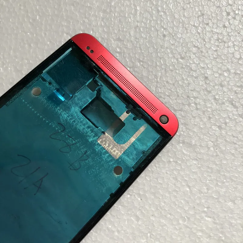 Крышка батарейного отсека задняя крышка чехол для HTC One M7 одна SIM s Передняя рамка в
