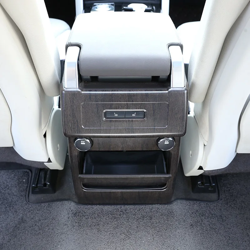 Древесина дуба для Land Rover Discovery 5 HSE LR5 2017-2018 ABS задний ряд Крышка вентиляционного