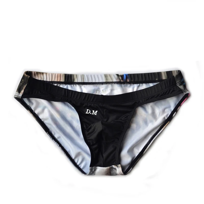 Мужское нижнее белье ropa interior hombre jockstrap сексуальное для мужчин с принтом животных
