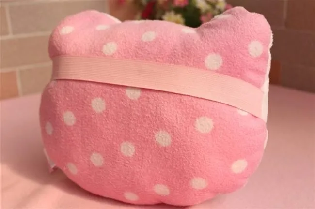 2 шт., розовая Автомобильная подушка hello kitty, подголовник для автомобиля, подушка для шеи, мультяшная плюшевая детская подушка для автомобиля, подголовник для автомобиля, аксессуары для подушек