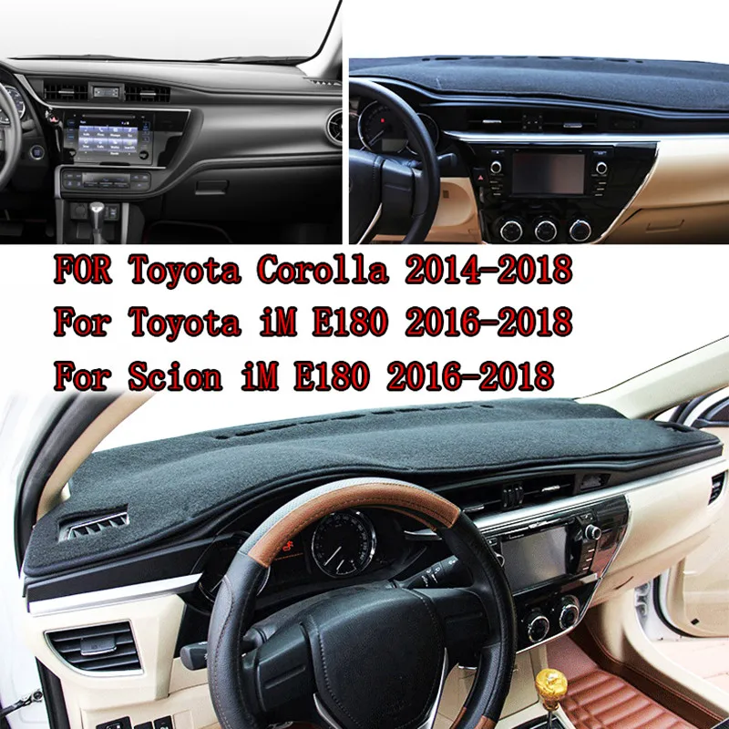 Для Защитные чехлы для сидений сшитые специально Toyota Corolla iM Auris 2014 2018 приборной
