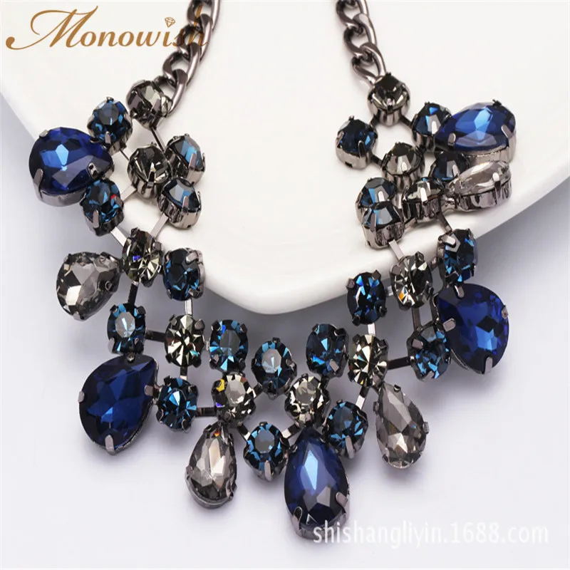 Monowish новый ретро капли воды Короткое декоративные Цепочки и ожерелья высокого