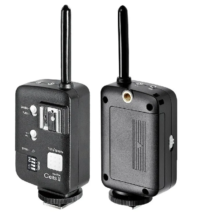 2шт Godox Cells II высокоскоростное студийное фото устройство триггер беспроводной