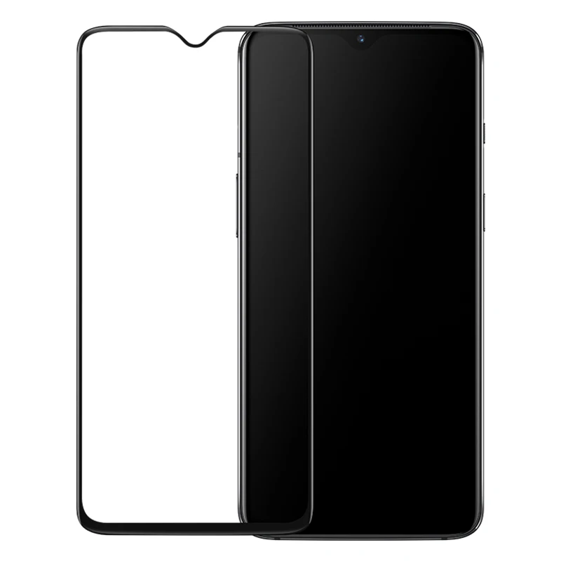 OnePlus 7 протектор экрана из закаленного стекла для One Plus 7 мобильного телефона черная Розничная упаковка