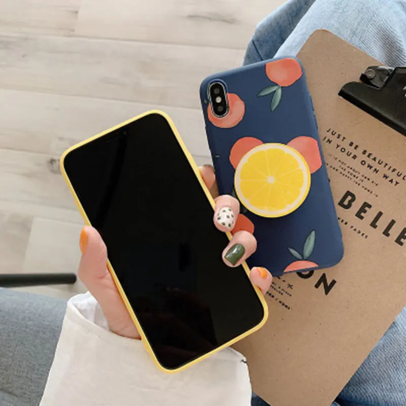Модный милый чехол для мобильного телефона с фруктовым узором Женский