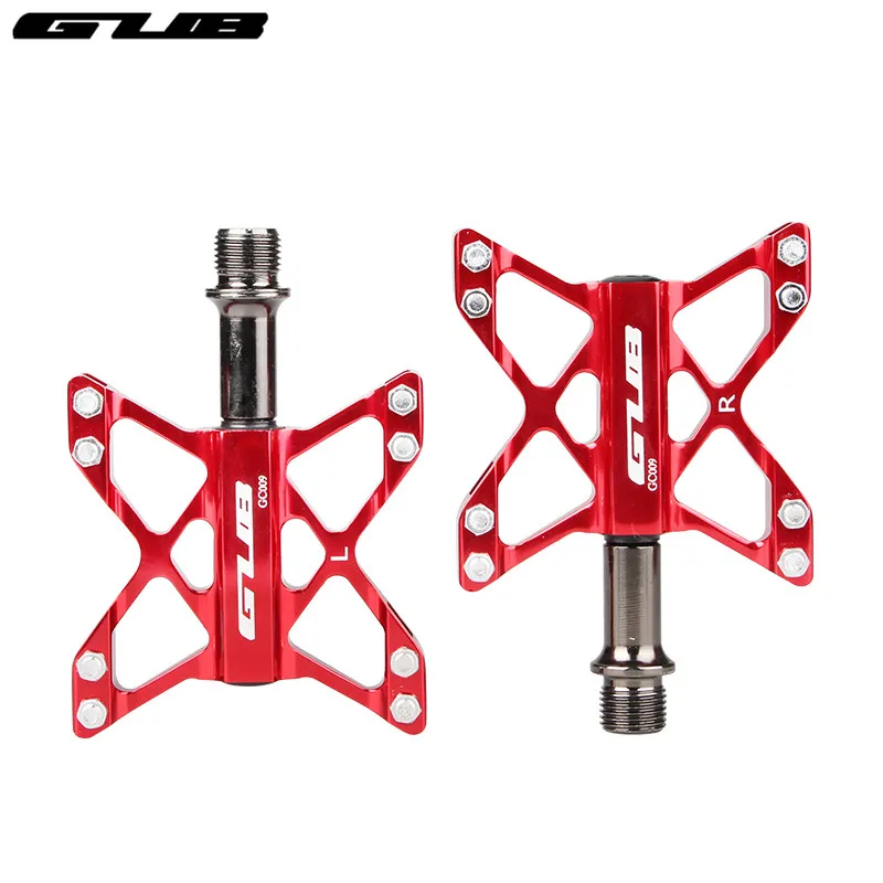 

GUB GC009 mtb bmx mountainbike fiets 3 lagers platform pedalen 230g/een paar cnc al6061 + cr-mo as Ultra-light anti-skid