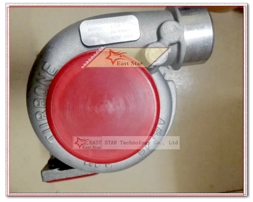 Turbo T250 2 452061 5005S 0005 2674A066 114 2577 1142577 Турбокомпрессор для промышленного сельского
