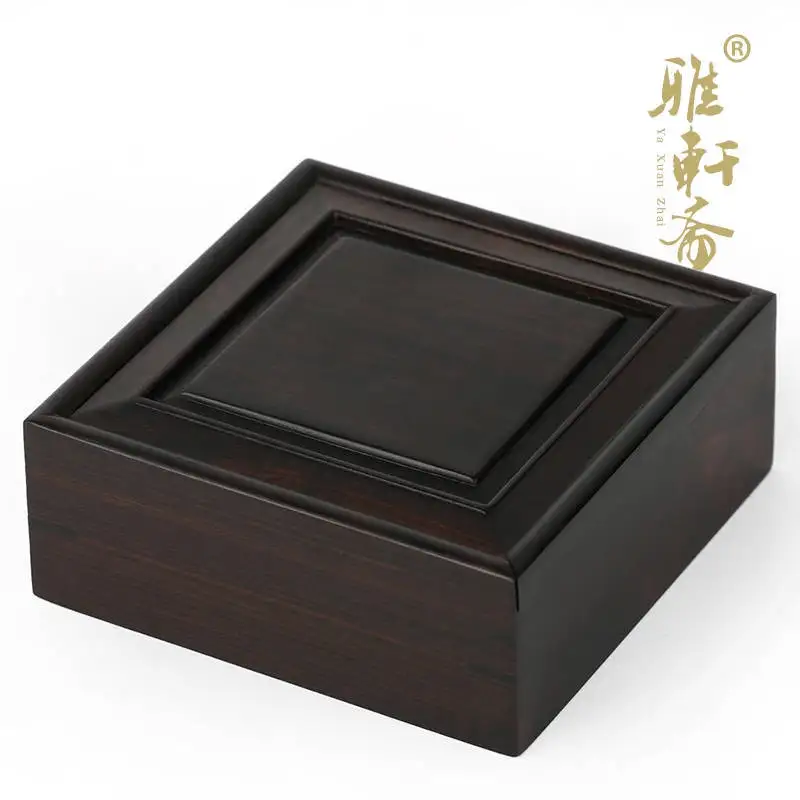 

Rosewood ebony small box Affirmative seal box jade jewelry, jade agate bracelet ring collection box
