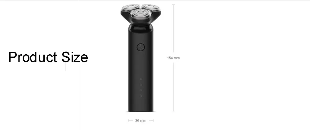 Xiaomi Mijia Мужская электрическая смарт-бритвенная головка 3 сухая влажная бритва моющаяся основная-суб двойное лезвие турбо+ режим удобная чистка