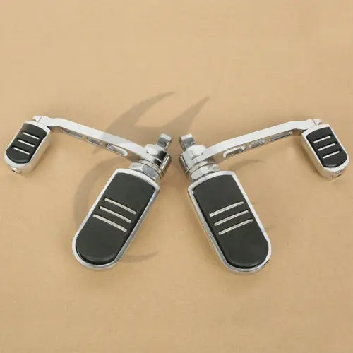 

New Metal Anti-Vibe Foot Peg With Heel Rest For Harley Models FXWG FXST FXLG FXR Sportster XL 883 1200 Iron