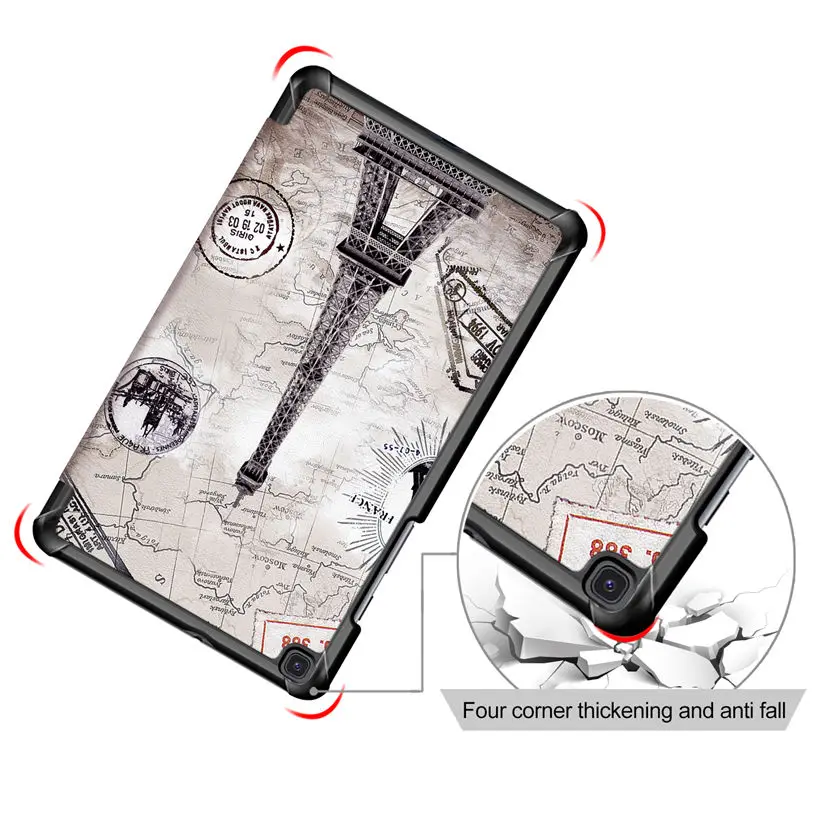 Чехол для Samsung Galaxy Tab A 8 0 2019 SM-T290 SM-T295 T295 T297 чехол Funda тонкий магнитный складной PU