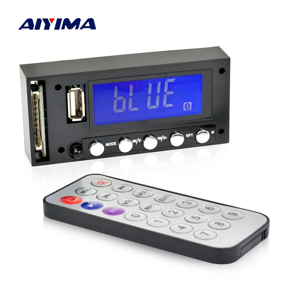 AIYIMA MP3 Player Decoder Board Audio Module MP3 WMA Support Bluetooth-Compatible USB FM TF Radio Decoding For Car Radio