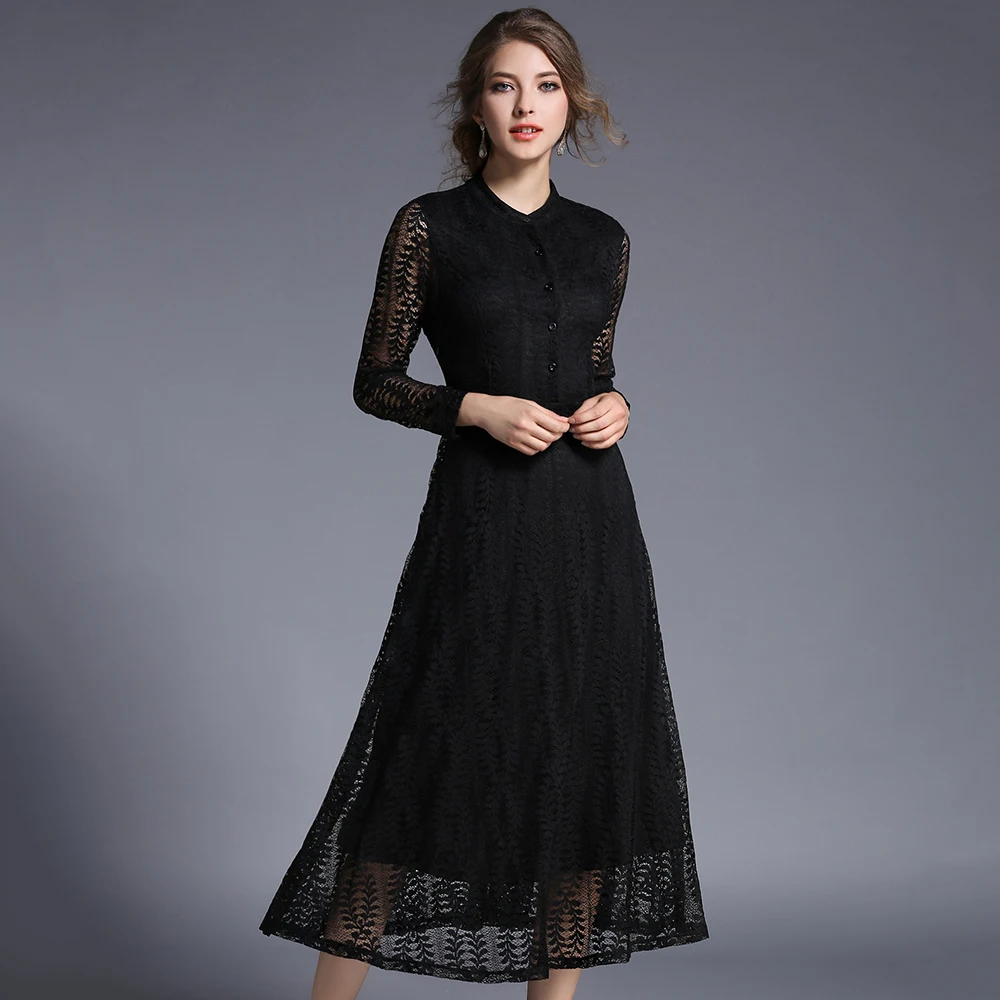 Одноцветное Для Женщин Осенние платья Тонкий Высокая Талия Line женский Vestidos