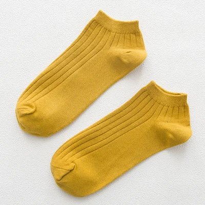 Носки полотенца Лето Хлопок носки-башмачки простой Черный и белый цвета