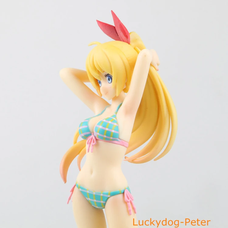 Nisekoi Kirisaki Chitoge фигурка Сексуальная Милая бикини девушка кукла ПВХ игрушечная acgn