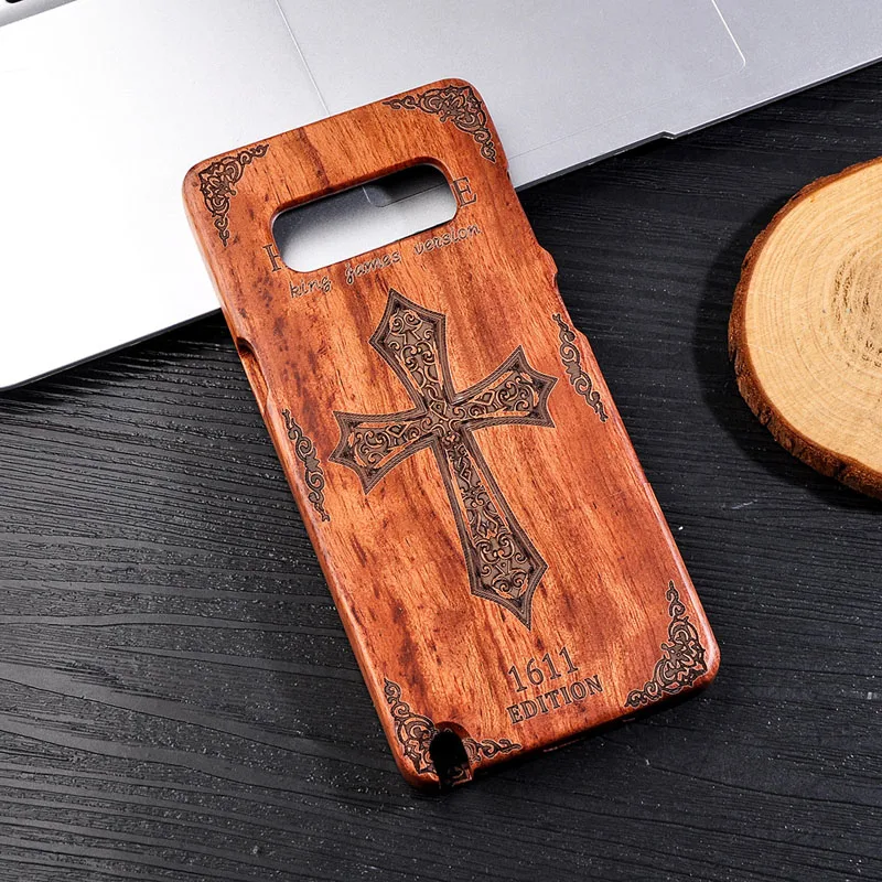 Натуральный деревянный ящик для iphone X 8 7 6 6s Plus SE 5 5S samsung Galaxy Note 8 S6 S7edge S8 S9Plus чехол Ретро тисненый Деревянный чехол