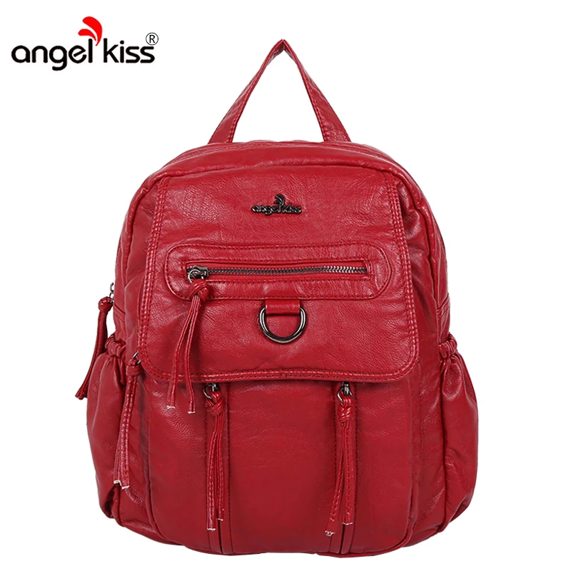 Angel kiss женский рюкзак из искусственной кожи высококачественный Повседневный