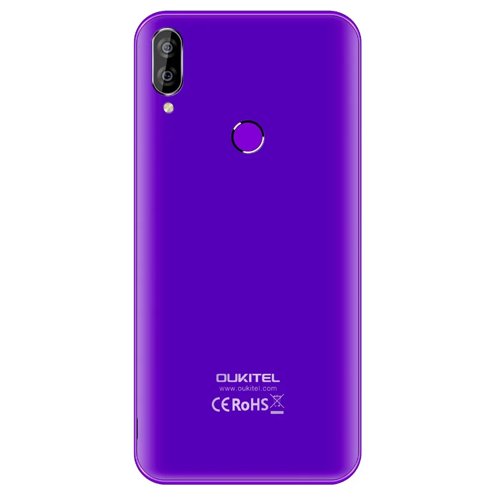OUKITEL C16 Pro 5,7" 19:9 экран капли 3 ГБ 32 ГБ смартфон MTK6761P четырехъядерный отпечаток пальца LTE 2600 мАч Мобильный телефон для распознавания лица