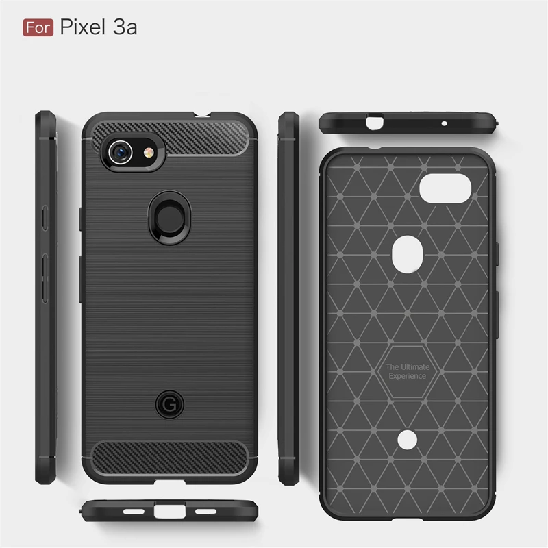 Чехол для Google Pixel 3A мягкий силиконовый Жесткий Бампер Из Поликарбоната чехол