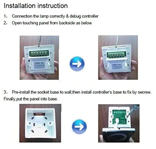 DIY домашнее освещение одноцветный светодиодный сенсорный переключатель панель