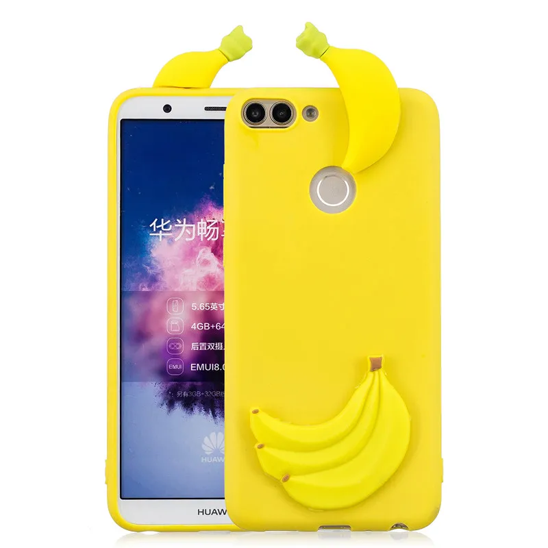 J 3D Милый Панда Единорог кактус силиконовый чехол для телефона на Fundas huawei P Smart/P Smart чехол Coque для женщин и детей - Цвет: J