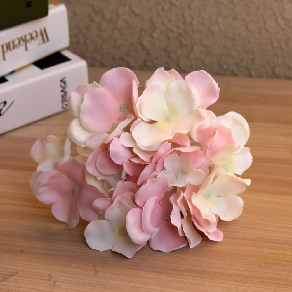 Абрикосовый Шелковый цветок свадебное украшение искусственные цветы весенние