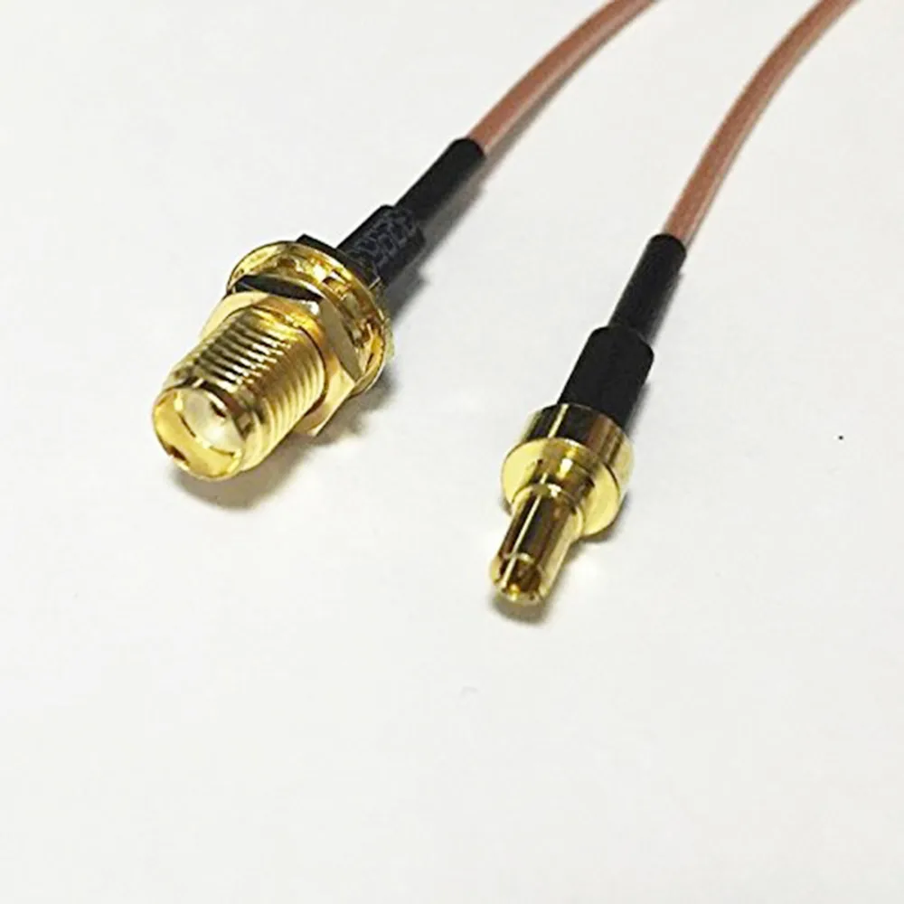 RF SMA женский переключатель CRC9 свиной хвост кабель переборка К мужской прямой 3G USB