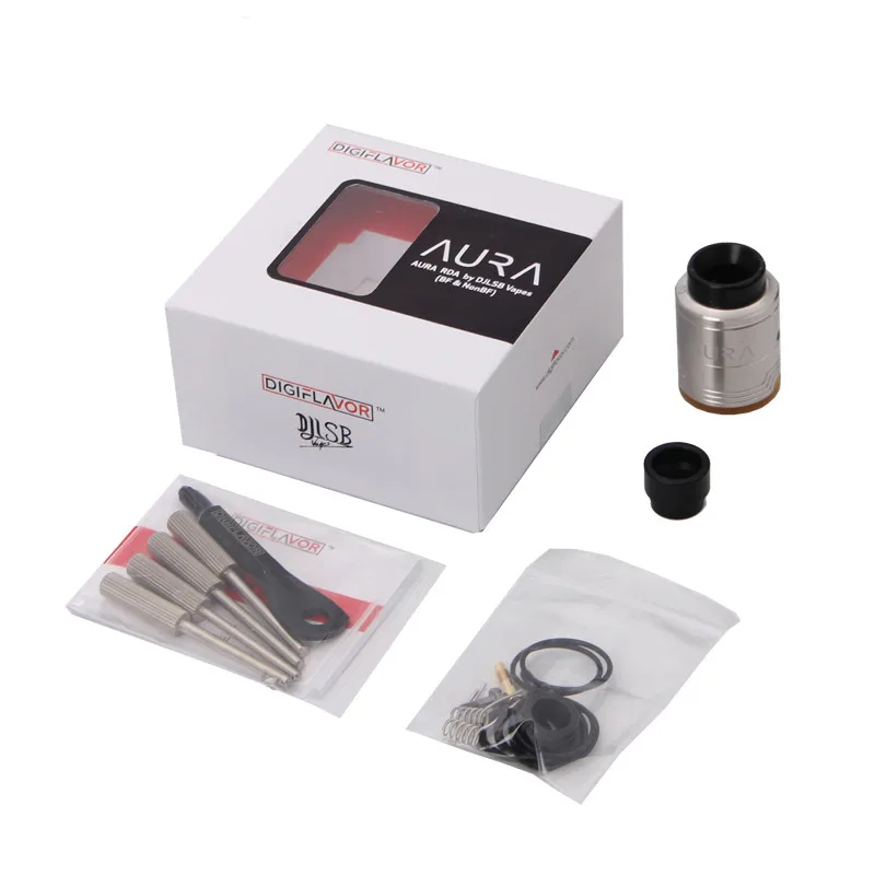 100% Оригинальный резервуар Digiflavor Aura RDA 1 5 мл емкости рапылителя с шаговым зажимом